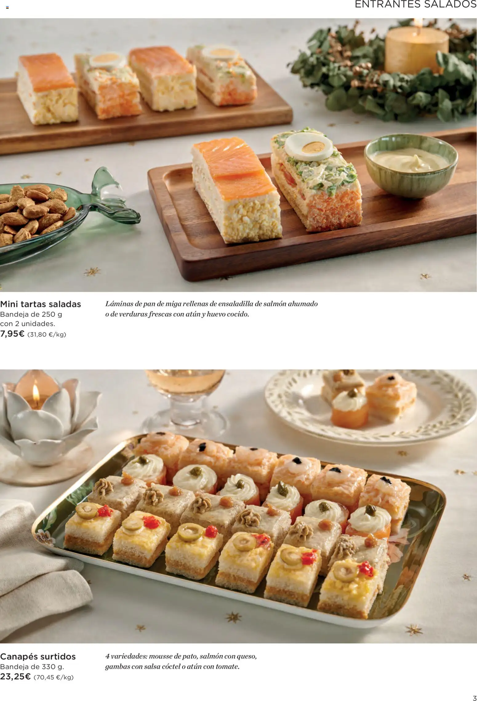 Supercor - Especial Pastelería Navidad │ válido desde el 05.12.2025 | Página: 3 | Productos: Ensaladilla, Mousse, Pan, Salmón ahumado