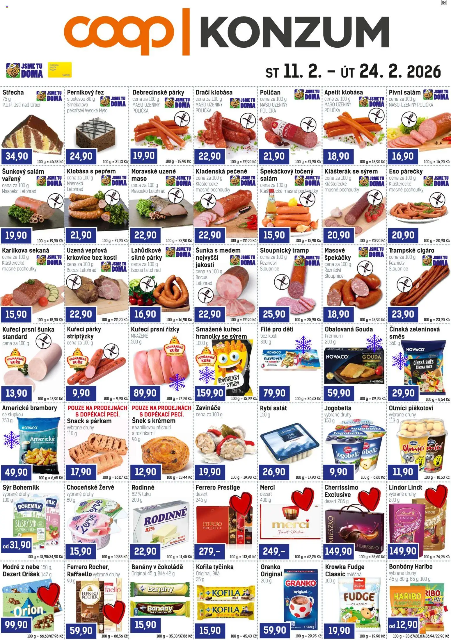 Konzum leták od 11.02.2026 | Strana: 1