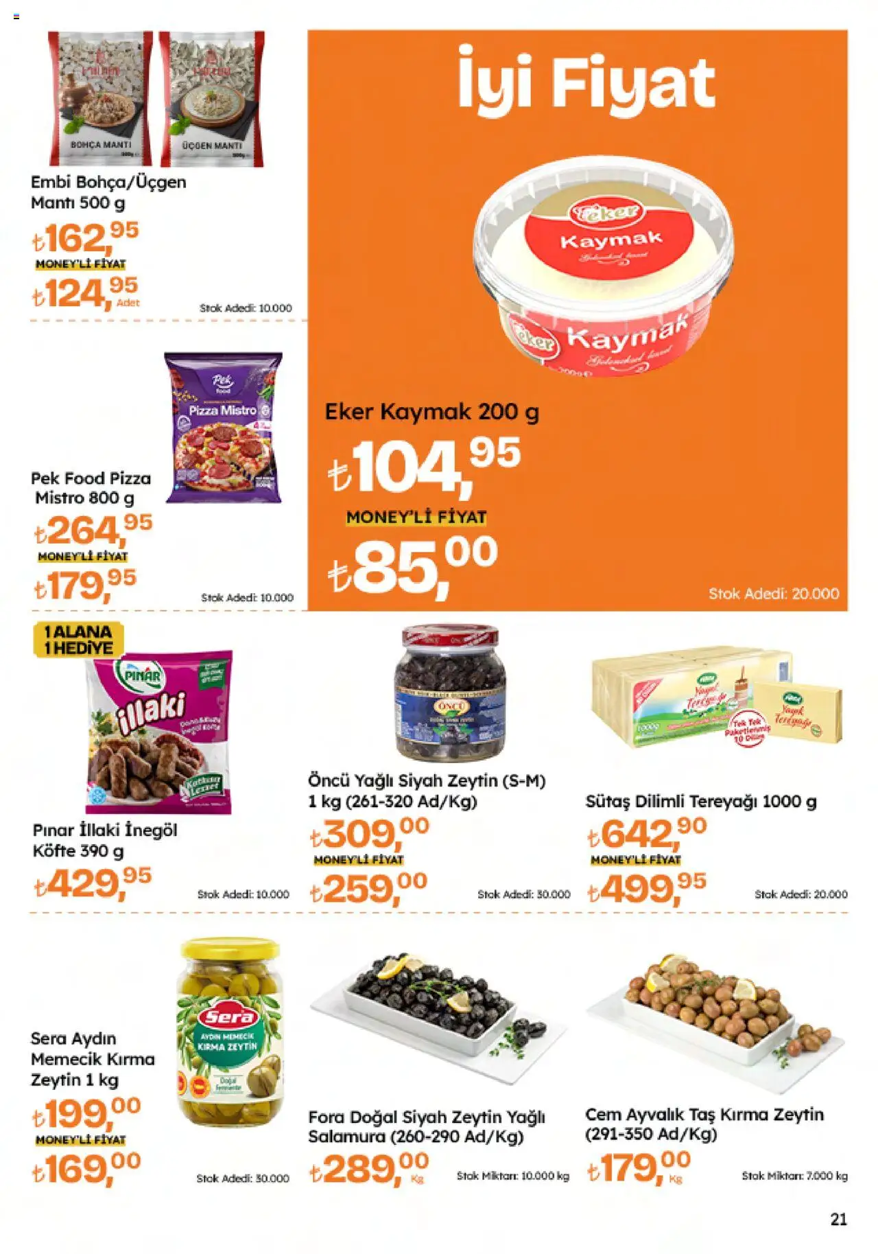 Migros Katalog - 5M Migroskop Dijital - 25.09.2025 tarihinden itibaren geçerlidir | Sayfa: 21 | Ürünler: Tereyağı, Pizza, Zeytin