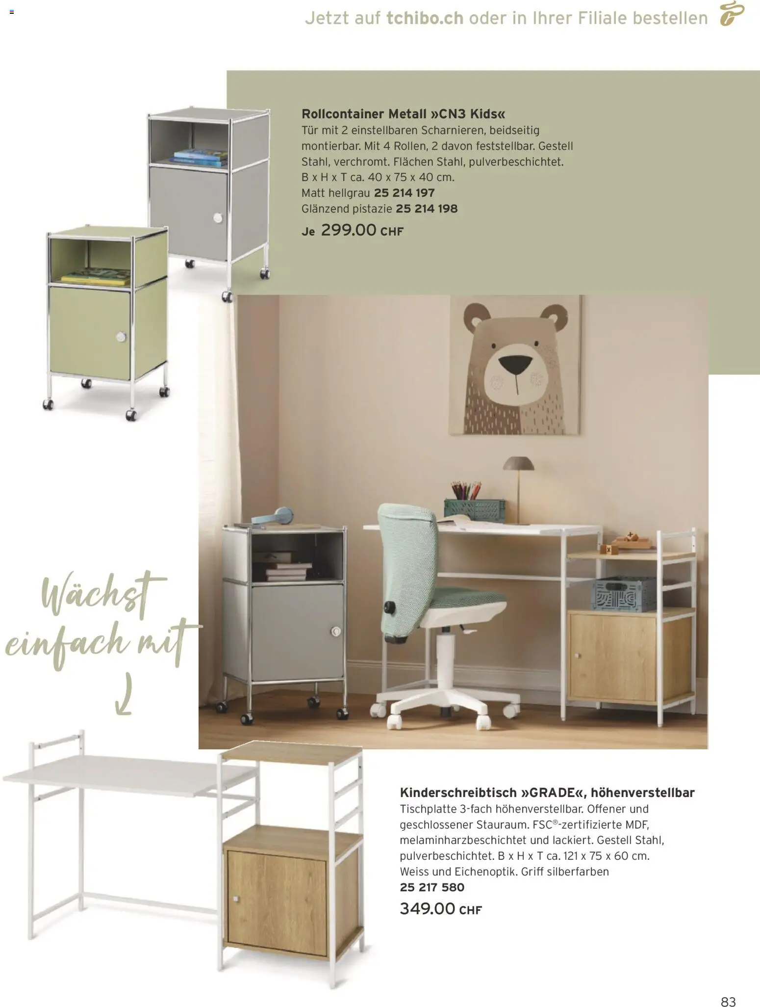 Tchibo aktionen Frühling Kids – gültig ab 10.03.2026 | Seite: 83 | Produkte: Rollcontainer