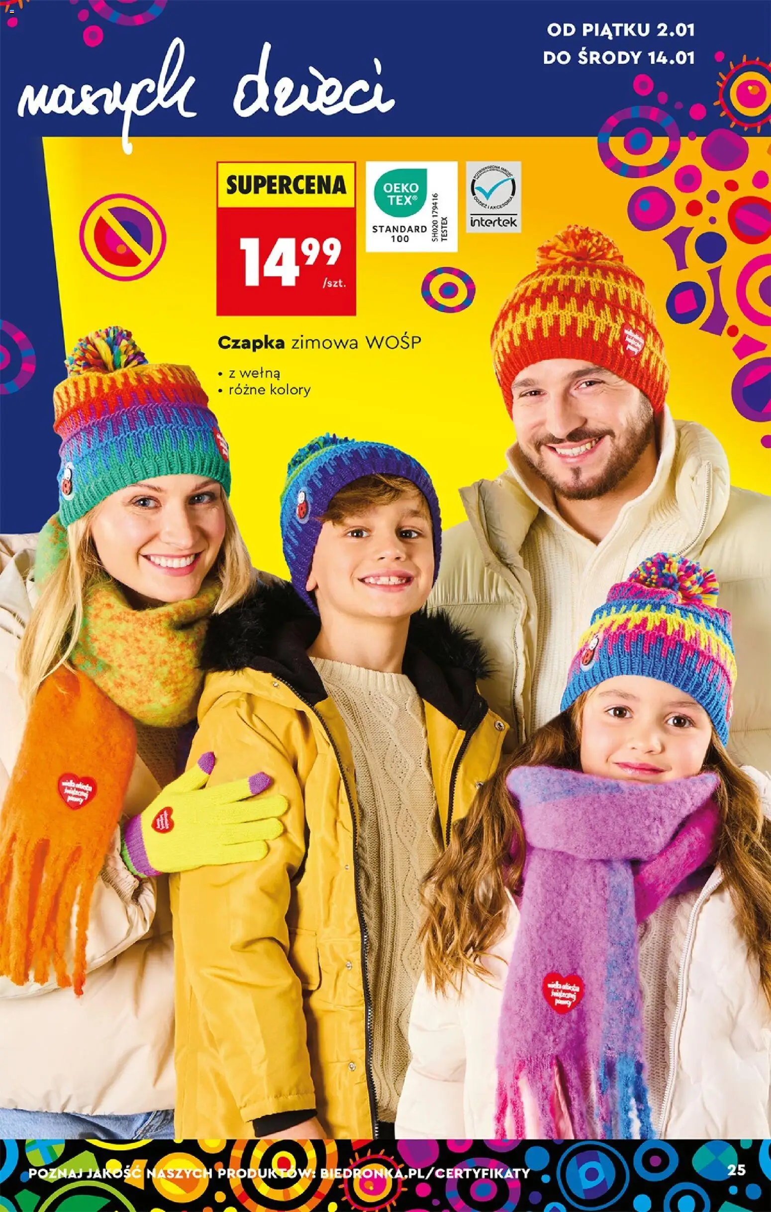 Biedronka gazetka - Hity i inspiracje od 29.12.2025 | Strona: 29 | Produkty: Czapka