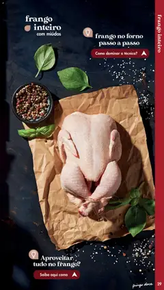 Pré-visualização frango inteiro com miúdos, Whole chicken with giblets. válido de 20.05.2025 | Página: 29 | Produtos: Forno, Frango