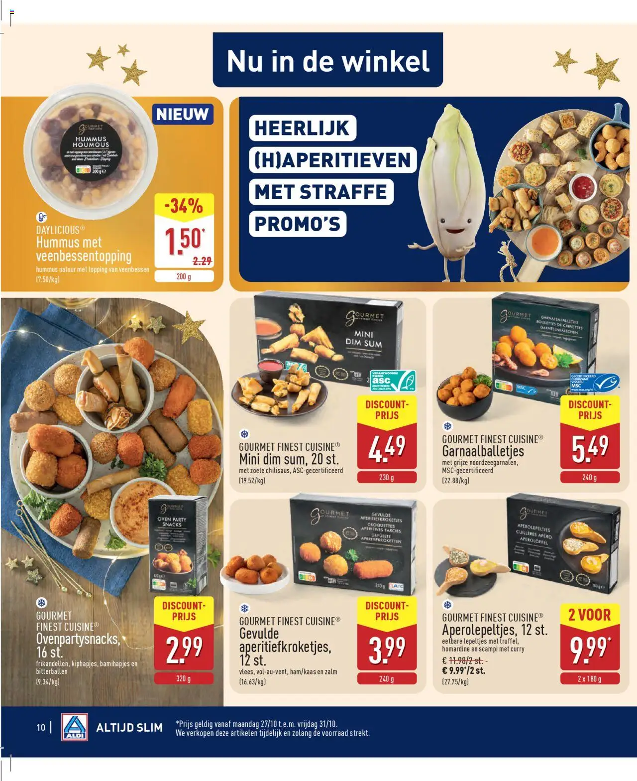 {H1} | Pagina: 10 | Producten: Zalm, Scampi, Oven, Snacks