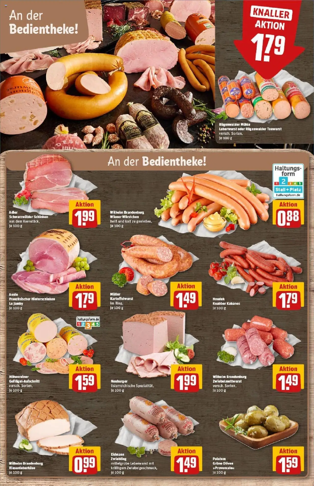 Rewe prospekt Asslar	 – gültig ab 13.10.2025 | Seite: 10 | Produkte: Mühle, Wiener wurstchen, Schinken