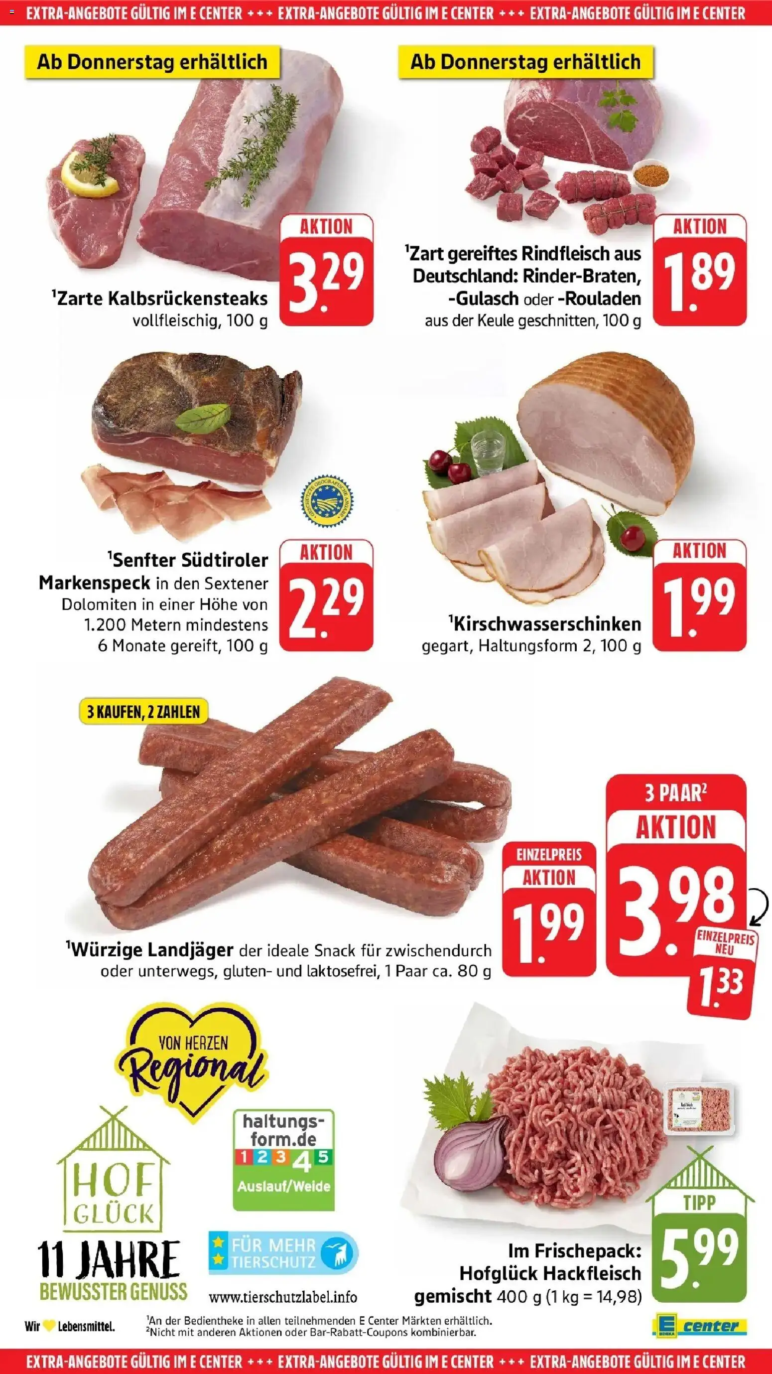Edeka prospekt Heppenheim	 – gültig ab 16.03.2026 | Seite: 46 | Produkte: Gulasch, Rindfleisch, Steak, Hackfleisch