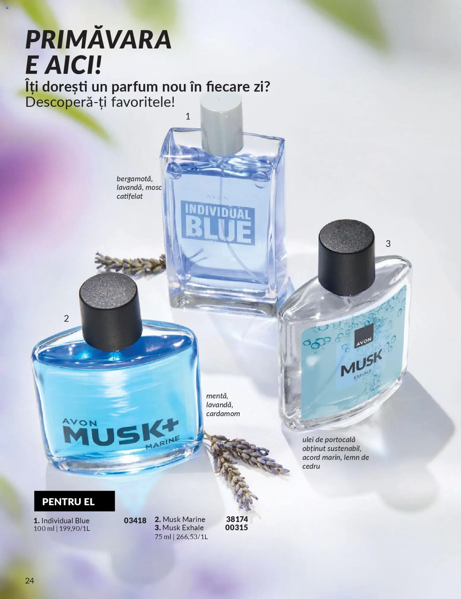 Noul catalog Avon – valabil de la 01.04.2026 | Pagină: 26 | Produse: Parfum, Ulei