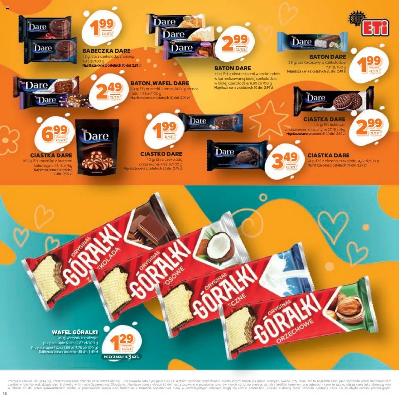 Stokrotka Gazetka - Katalog Kulinarny od 12.06.2025 | Strona: 18 | Produkty: Stokrotka, Baton, Czekolada, Ciastka