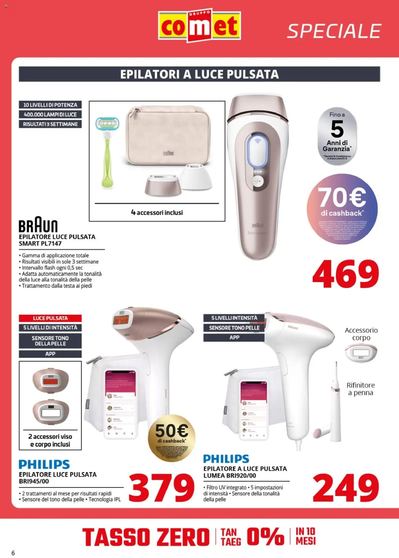 Volantino Comet del 23.01.2026 | Pagina: 6 | Prodotti: Epilatore