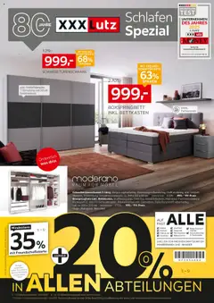 XXXL Lutz Schlafen Spezial gültig ab dem 28.07.2025