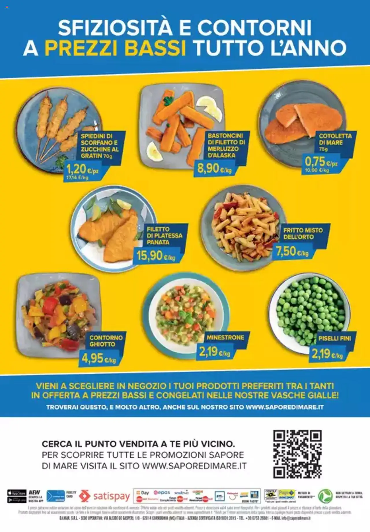 Volantino Sapore di mare del 21.09.2025 | Pagina: 4 | Prodotti: Minestrone, Tè, Piselli, Mais