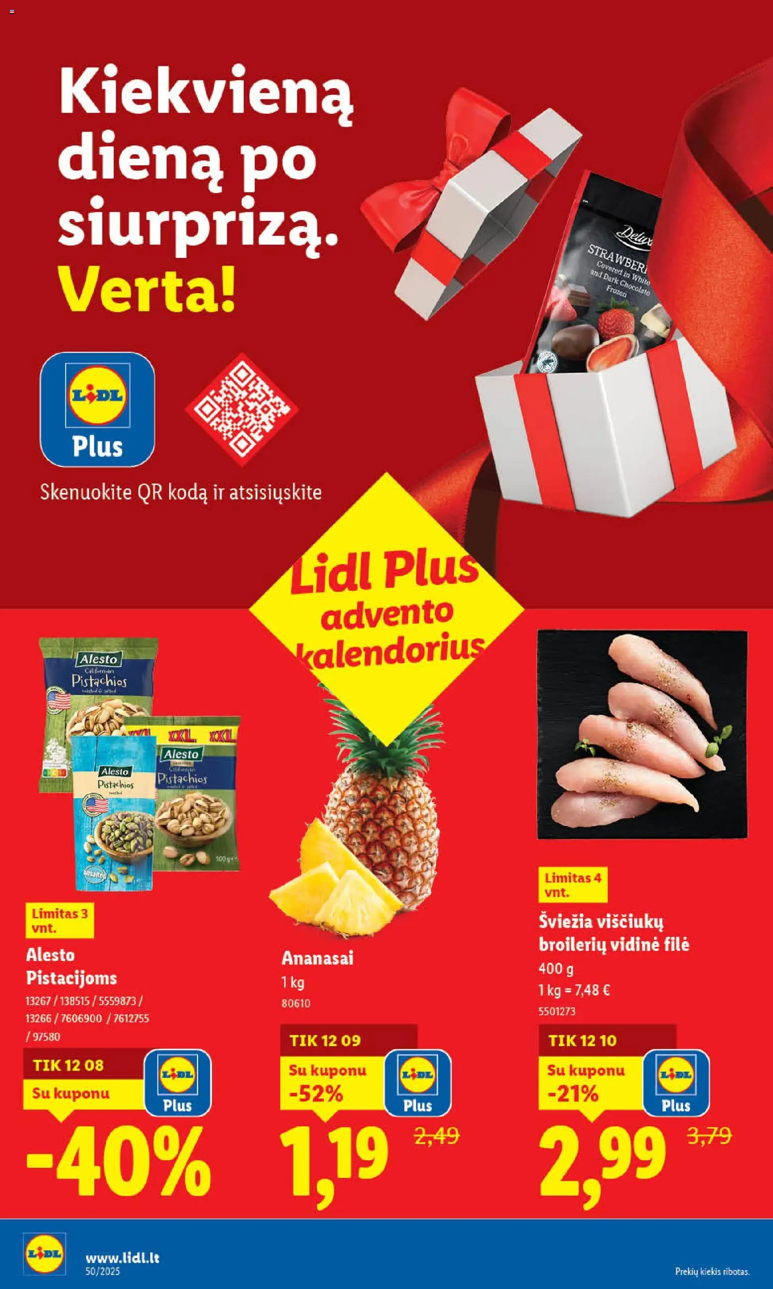 LIDL akcijos nuo 11.12.2025 | Puslapis: 26 | Prekių: Ananasai
