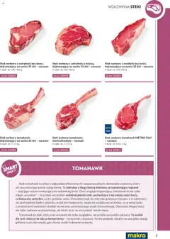 Makro Gazetka - Katalog mięsa surowe kalibrowane od 23.07.2025 | Strona: 3 | Produkty: Stek wołowy z rostbefu, Mięso, Steki, Wołowina