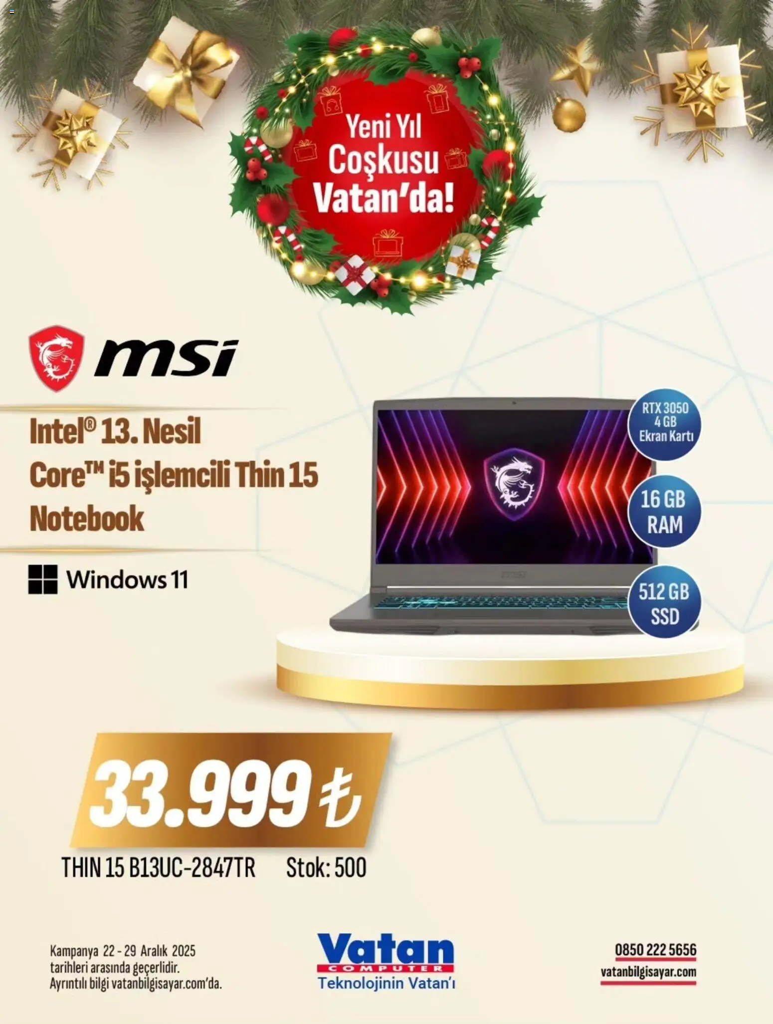 Vatan Bilgisayar İndirim - 22.12.2025 tarihinden itibaren geçerlidir | Sayfa: 14