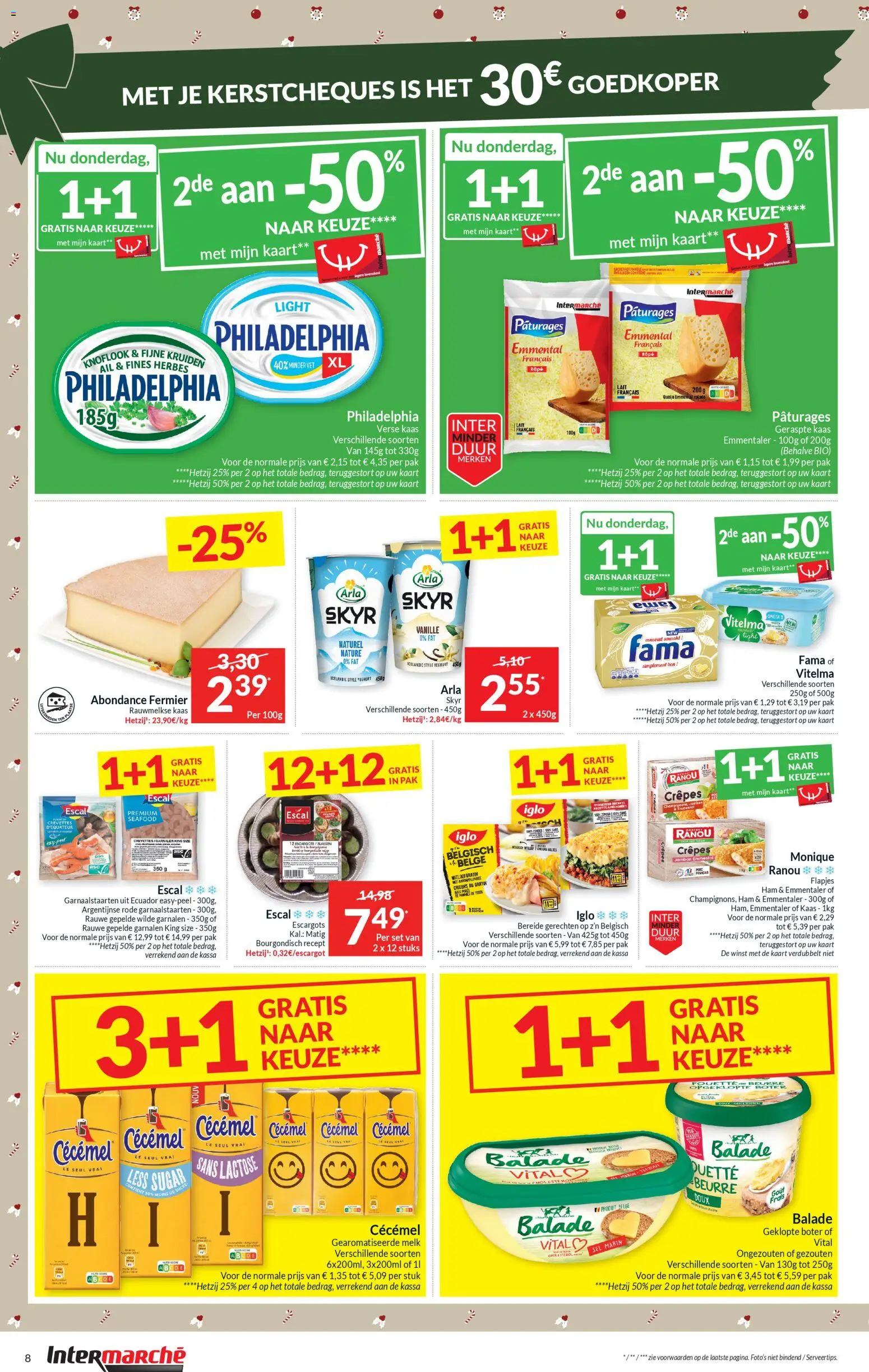 {H1} | Pagina: 8 | Producten: Knoflook, Kaart, Melk, Yoghurt