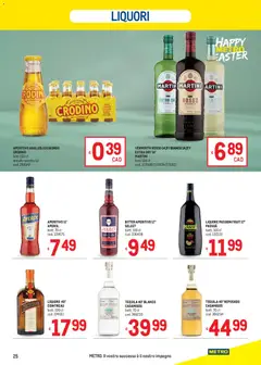 Anteprima del volantino Metro volantino valido a partire dal 19.03.2026 | Pagina: 25 | Prodotti: Spezie, The, Aperol, Liquore