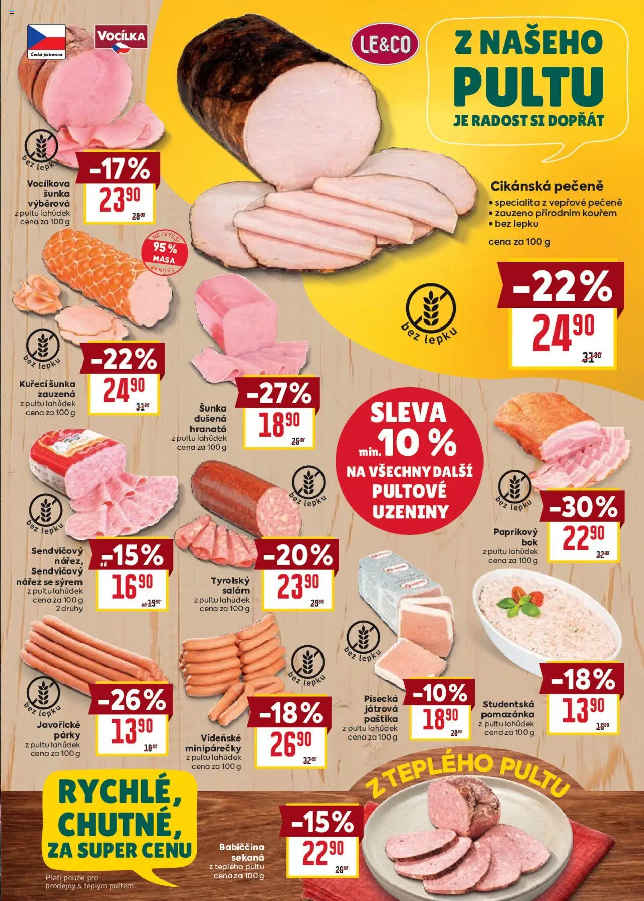 Billa Velký leták od 06.08.2025 | Strana: 7 | Produkty: Párky, Sekaná, Uzeniny, Paštika