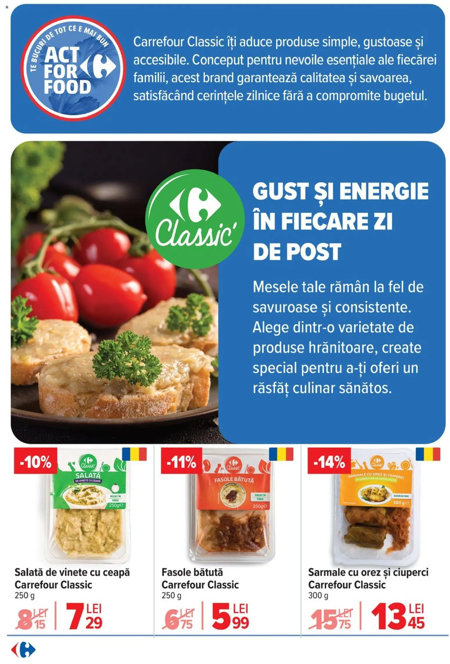 Noul catalog Carrefour – valabil de la 25.02.2026 | Pagină: 9 | Produse: Ciuperci, Orez, Salată, Ceapă