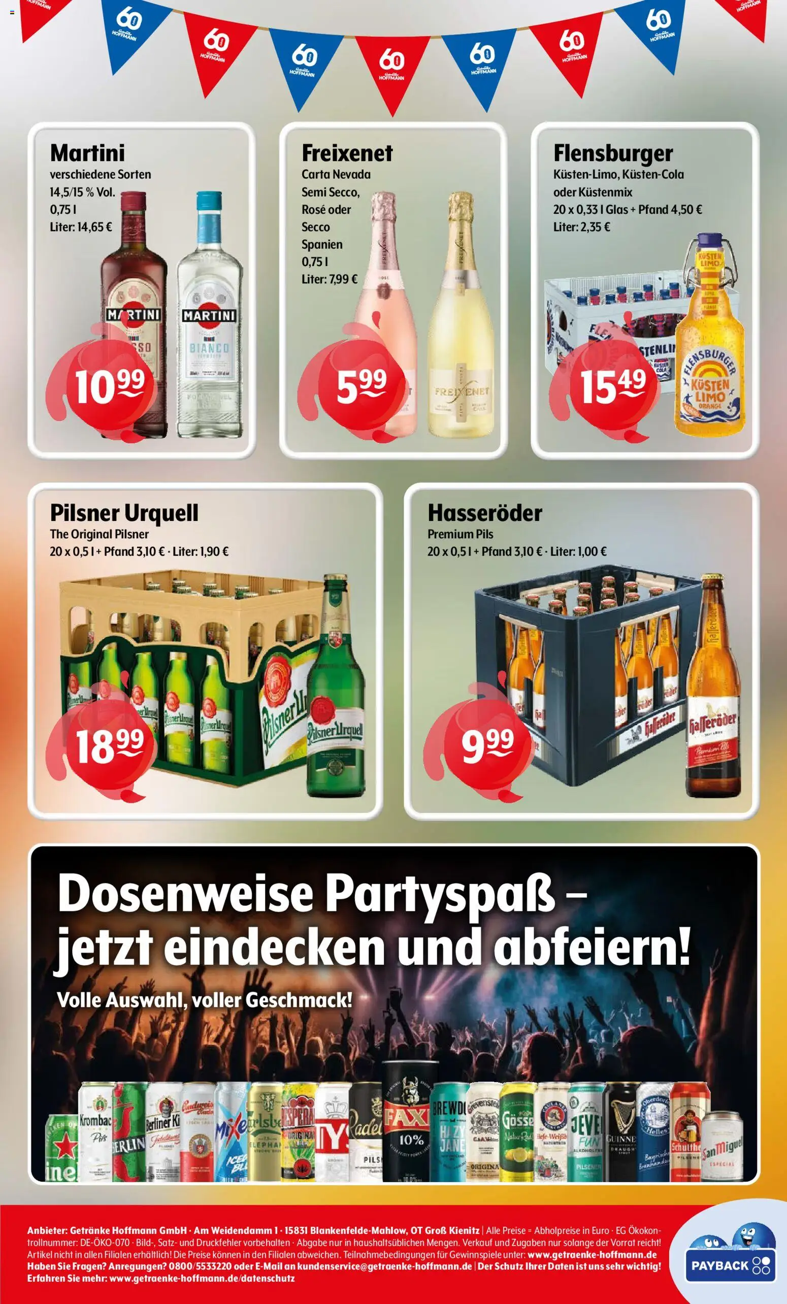 Trink und Spare Prospekt 	 – gültig ab 09.03.2026 | Seite: 8 | Produkte: Martini, Freixenet, Pils, Hasseröder
