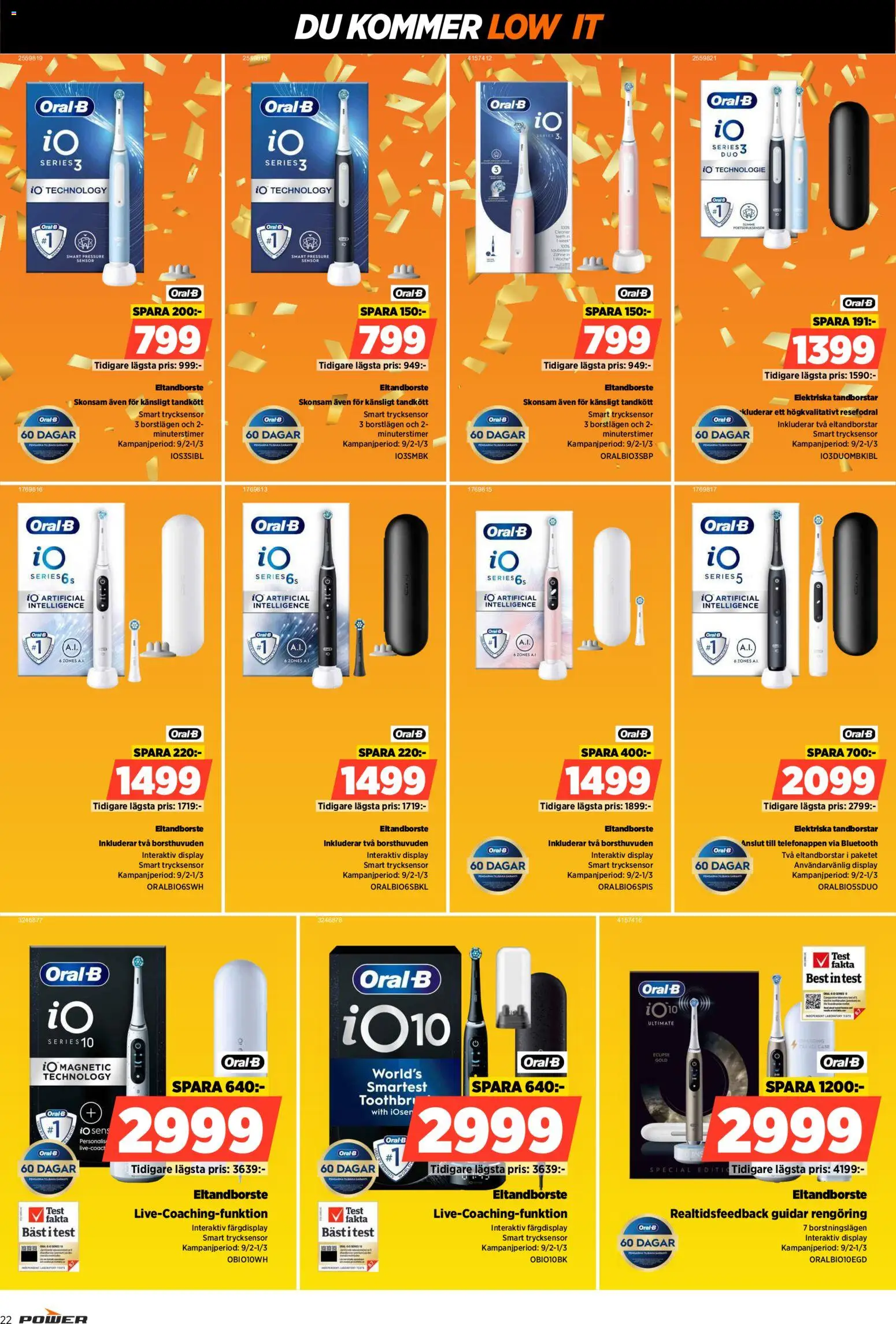 Power reklamblad aktuell från 23.01.2026 | Sida: 22 | Produkter: Eltandborste