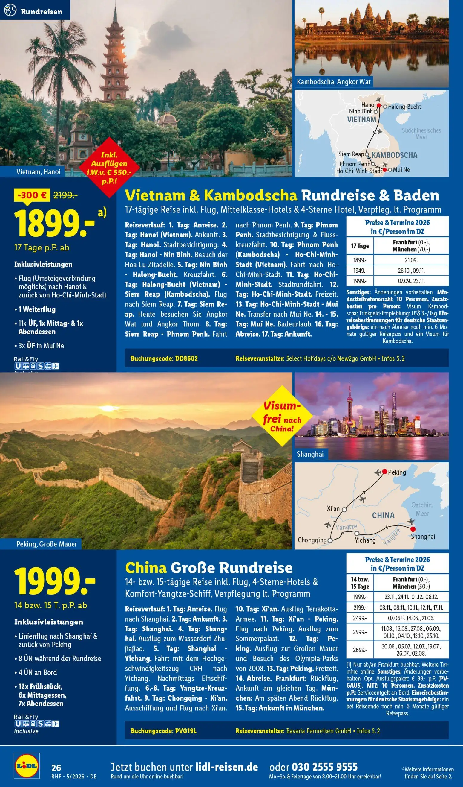 Lidl Reisen Prospekt 	 – gültig ab 29.04.2026 | Seite: 26