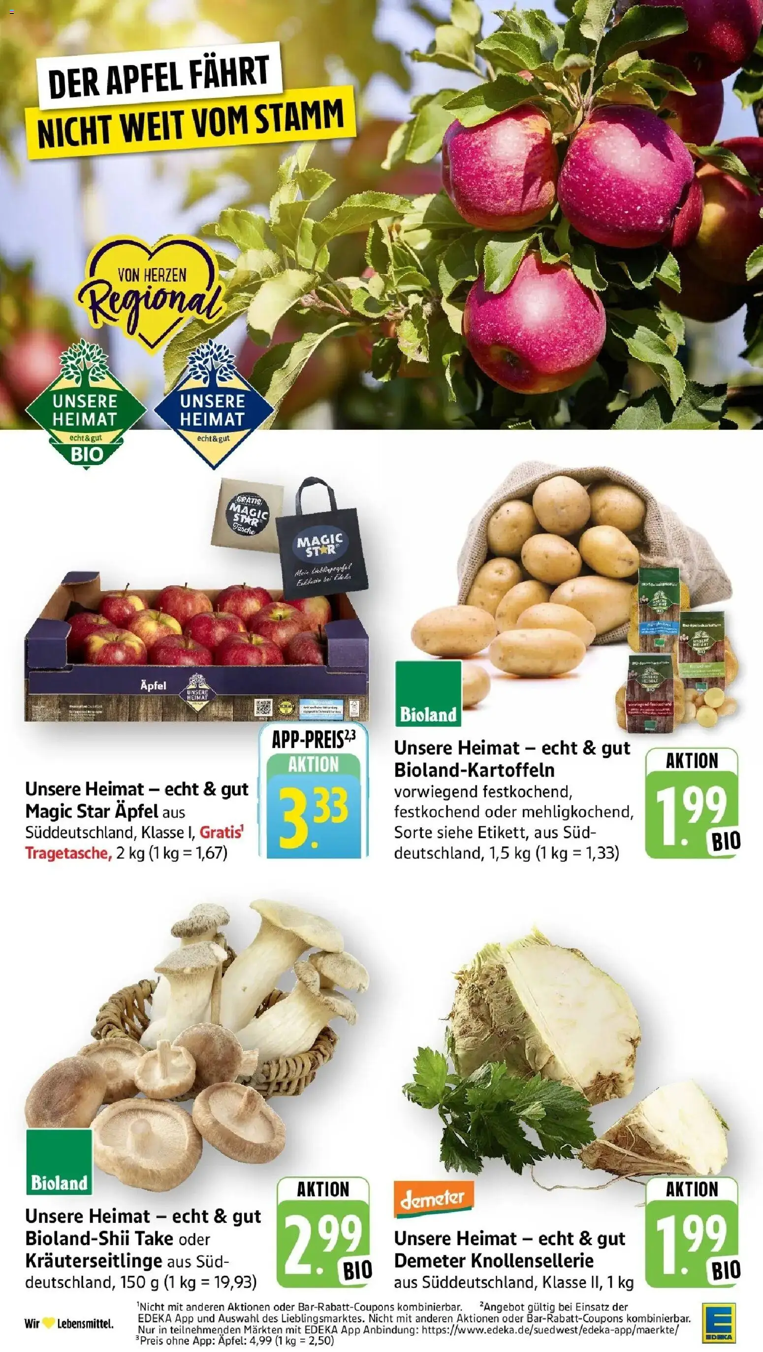 Edeka prospekt Oberstenfeld	 – gültig ab 02.03.2026 | Seite: 10 | Produkte: Tasche, Äpfel, Apple