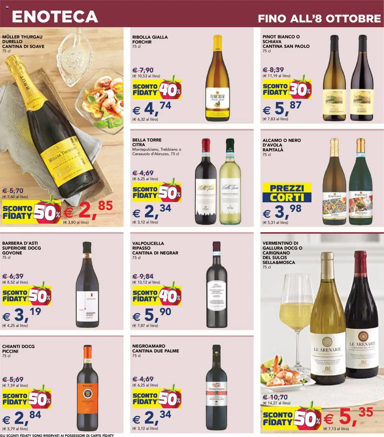 Volantino Esselunga S del 26.09.2025 | Pagina: 13 | Prodotti: Enoteca