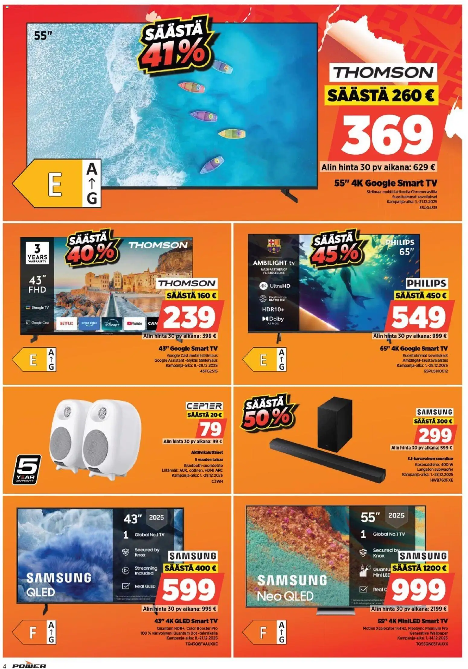 Power tarjoukset – voimassa 24.11.2025 alkaen | Sivu: 4