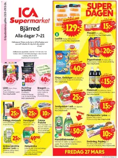 ICA Supermarket - Bjärred - Förhandsvisning av reklamblad från butik ICA Supermarket aktuell från 23.03.2026