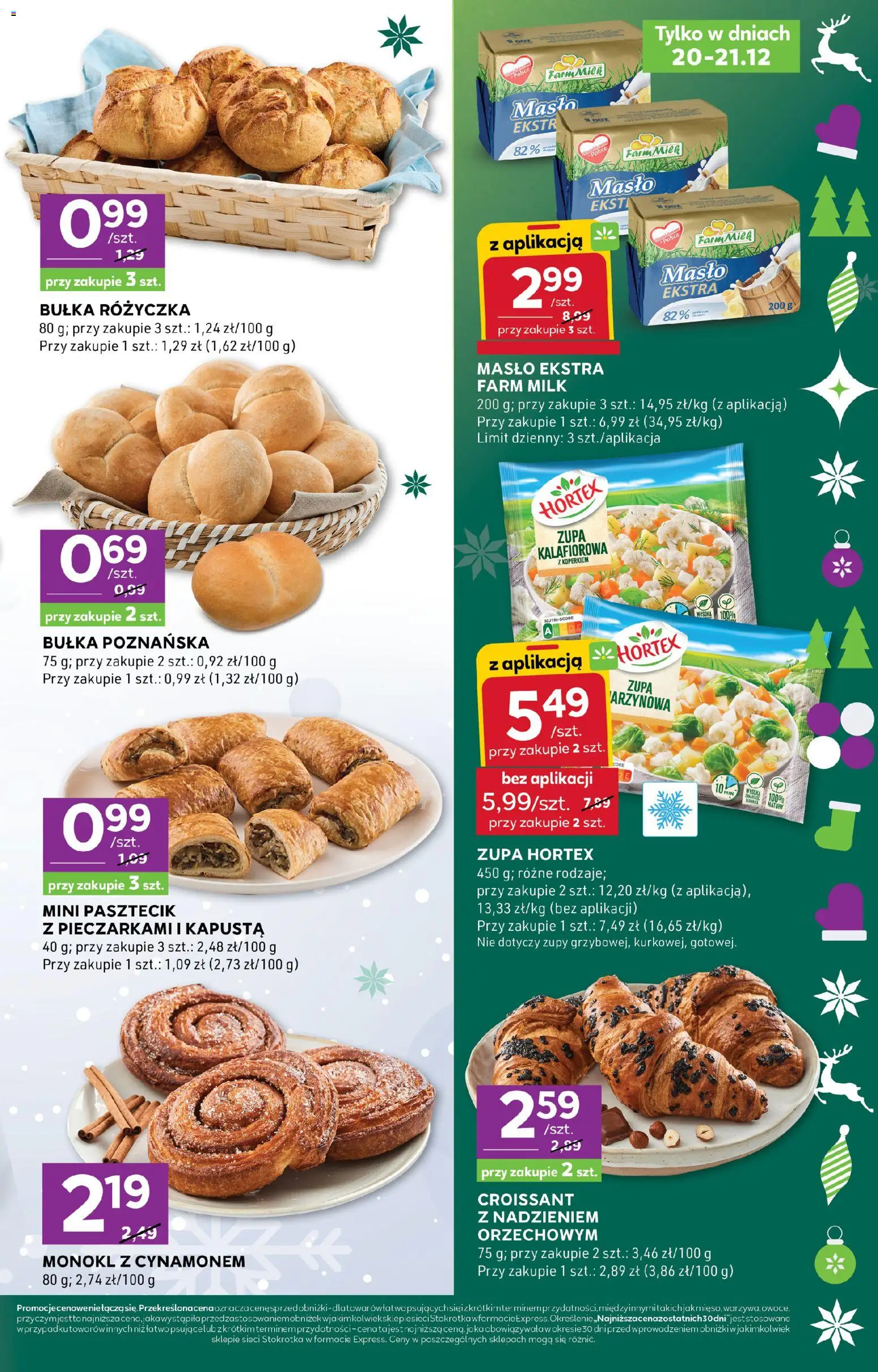 Stokrotka Gazetka - Express od 18.12.2025 | Strona: 3 | Produkty: Kapusta, Stokrotka, Zupa, Masło