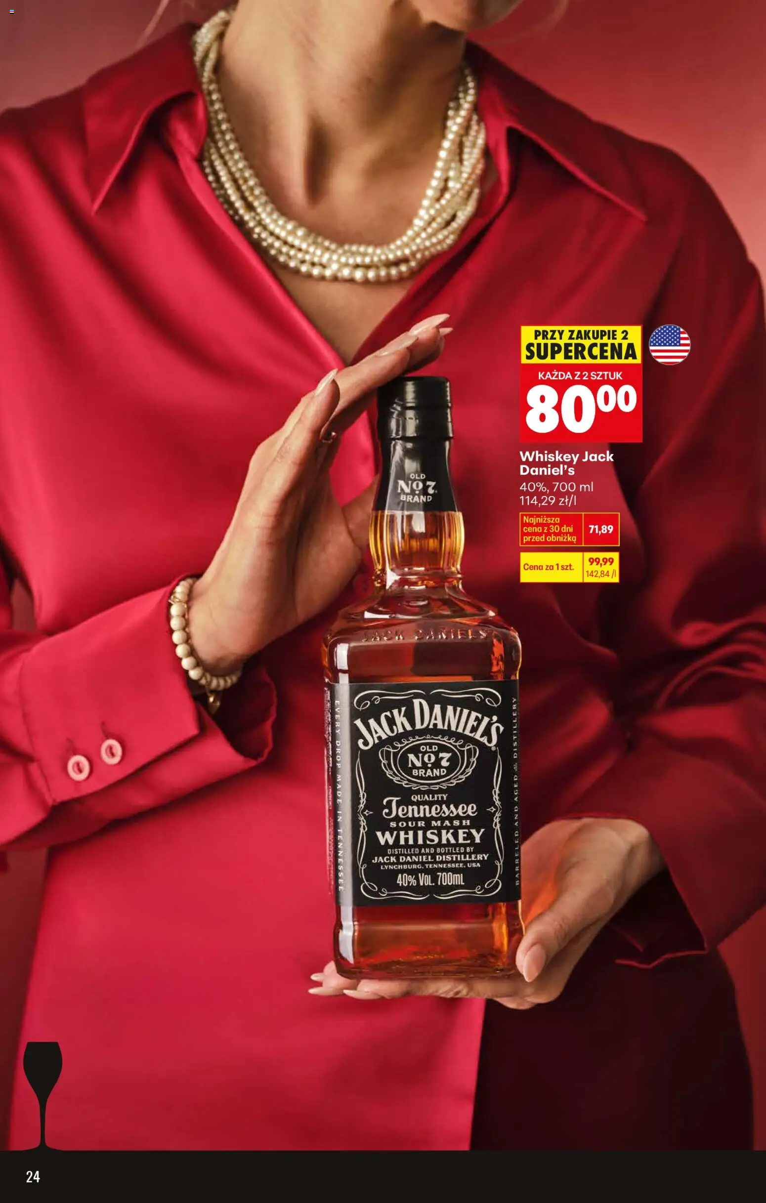 Biedronka Polsko leták - Czas na toast od 23.02.2026 | Strana: 28 | Produkty: Whiskey, Jack Daniel’s