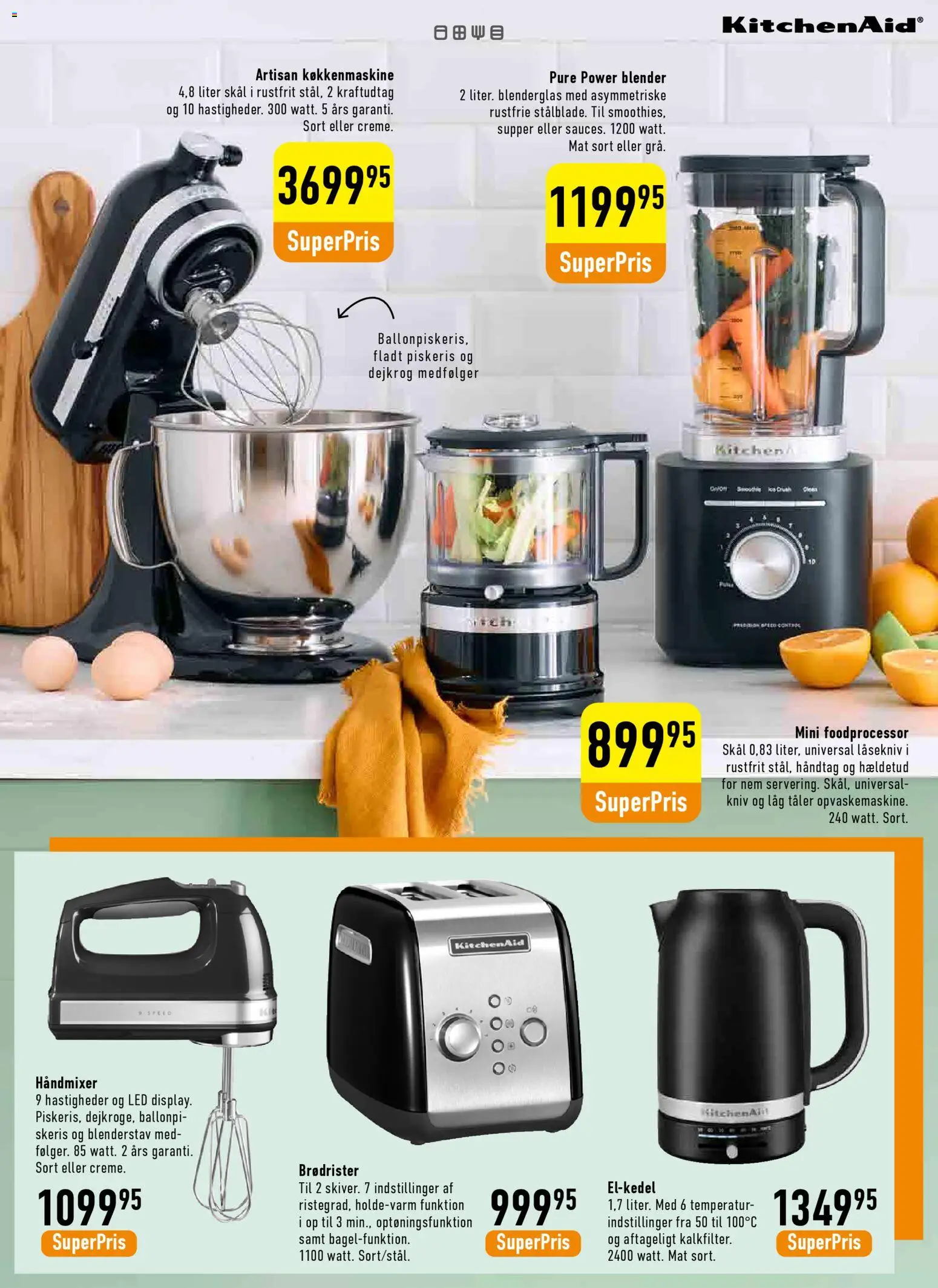 Imerco tilbudsavis – gyldig fra 27.12.2025 | Side: 11 | Produkter: Brødrister, Foodprocessor, Piskeris
