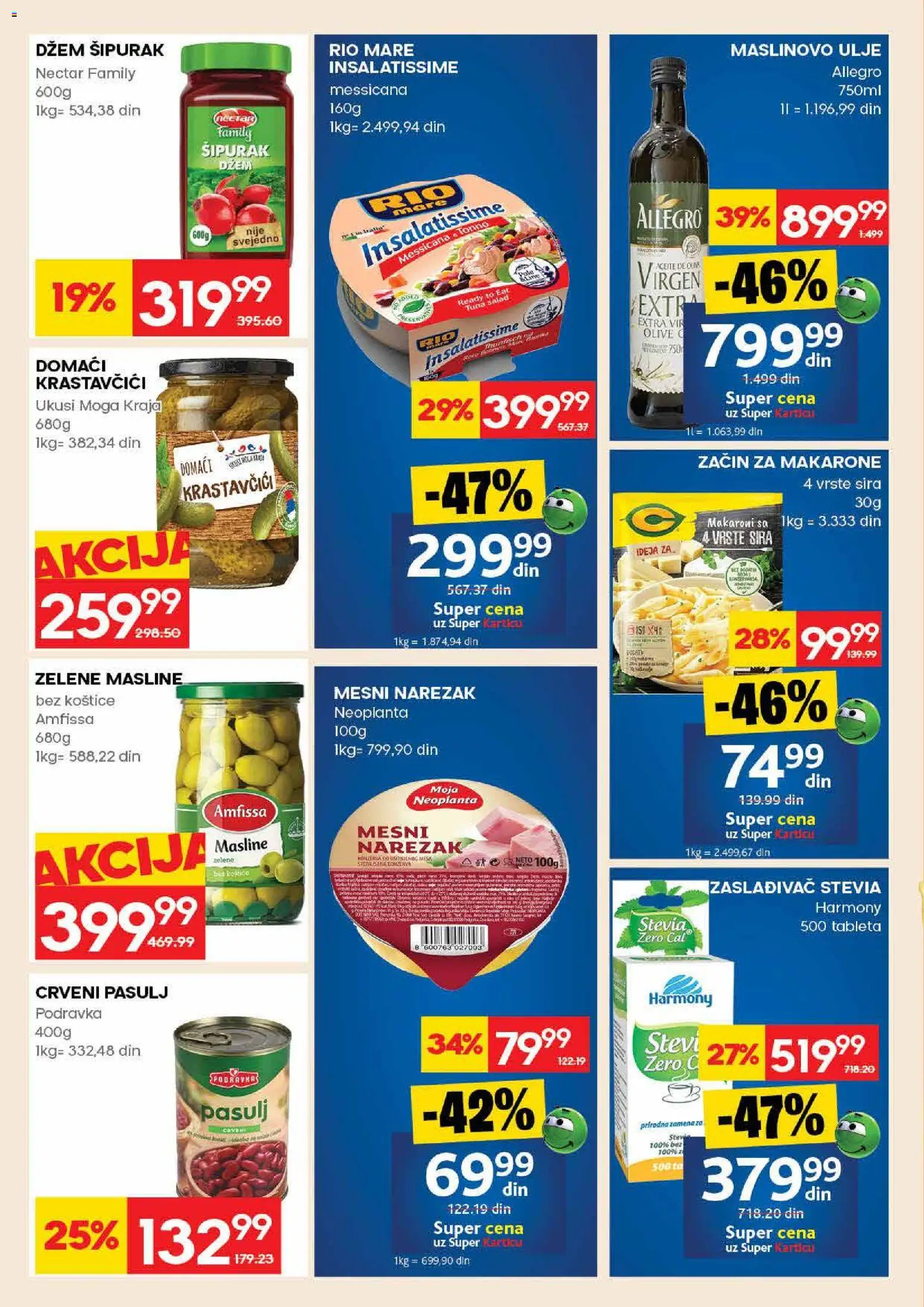 Idea katalog - važi od 05.03.2026 | Strana: 18 | Proizvode: Pasulj, Dzem, Rio mare, Narezak