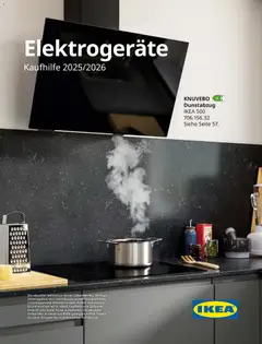 Ikea Elektrogeräte ab 10.04.2026 gültig
