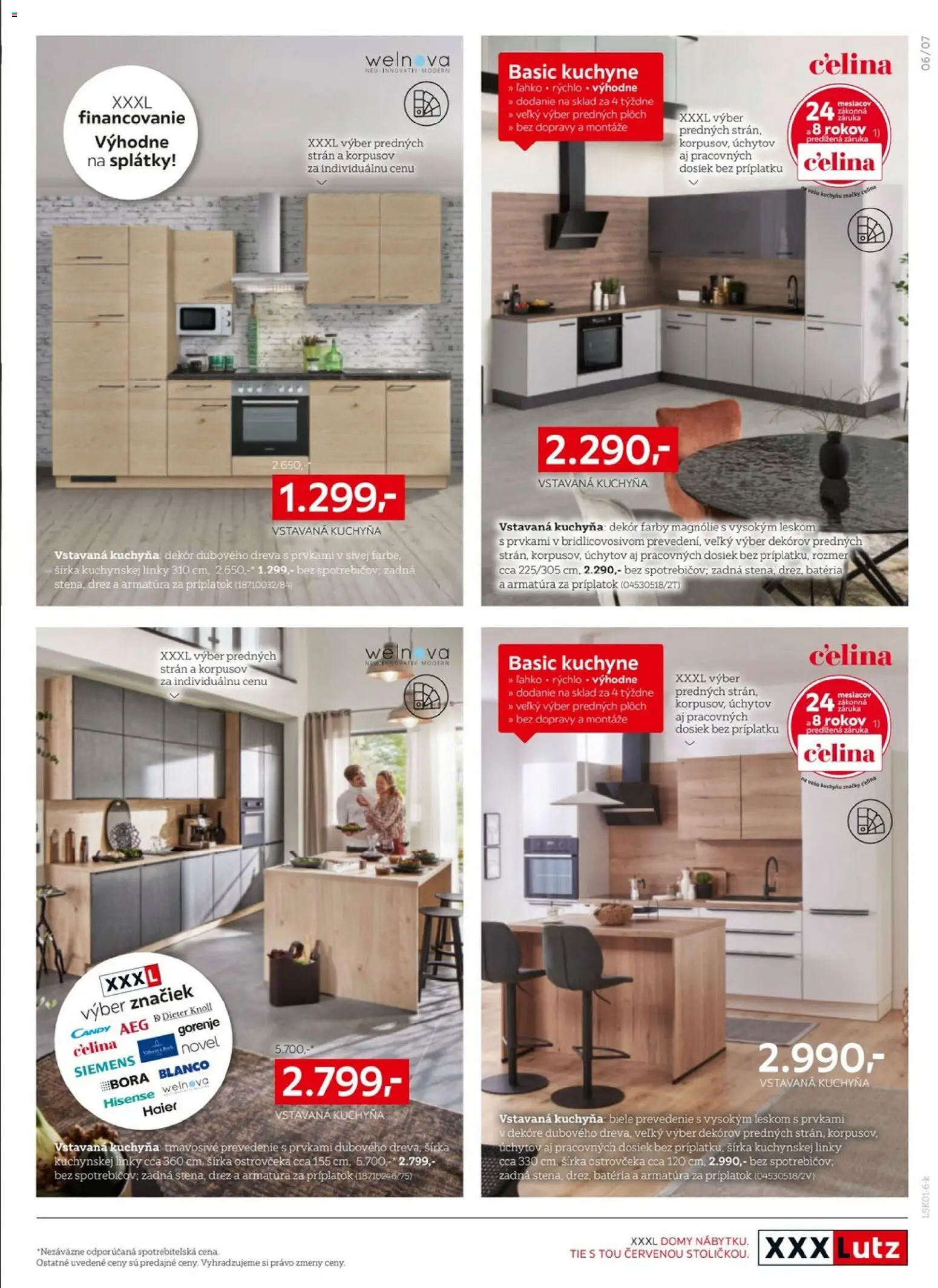 Nové XXXLutz akcie – leták je platný od 26.01.2026 | Strana: 7 | Produkty: Drez, Kuchyňa, Kuchyne