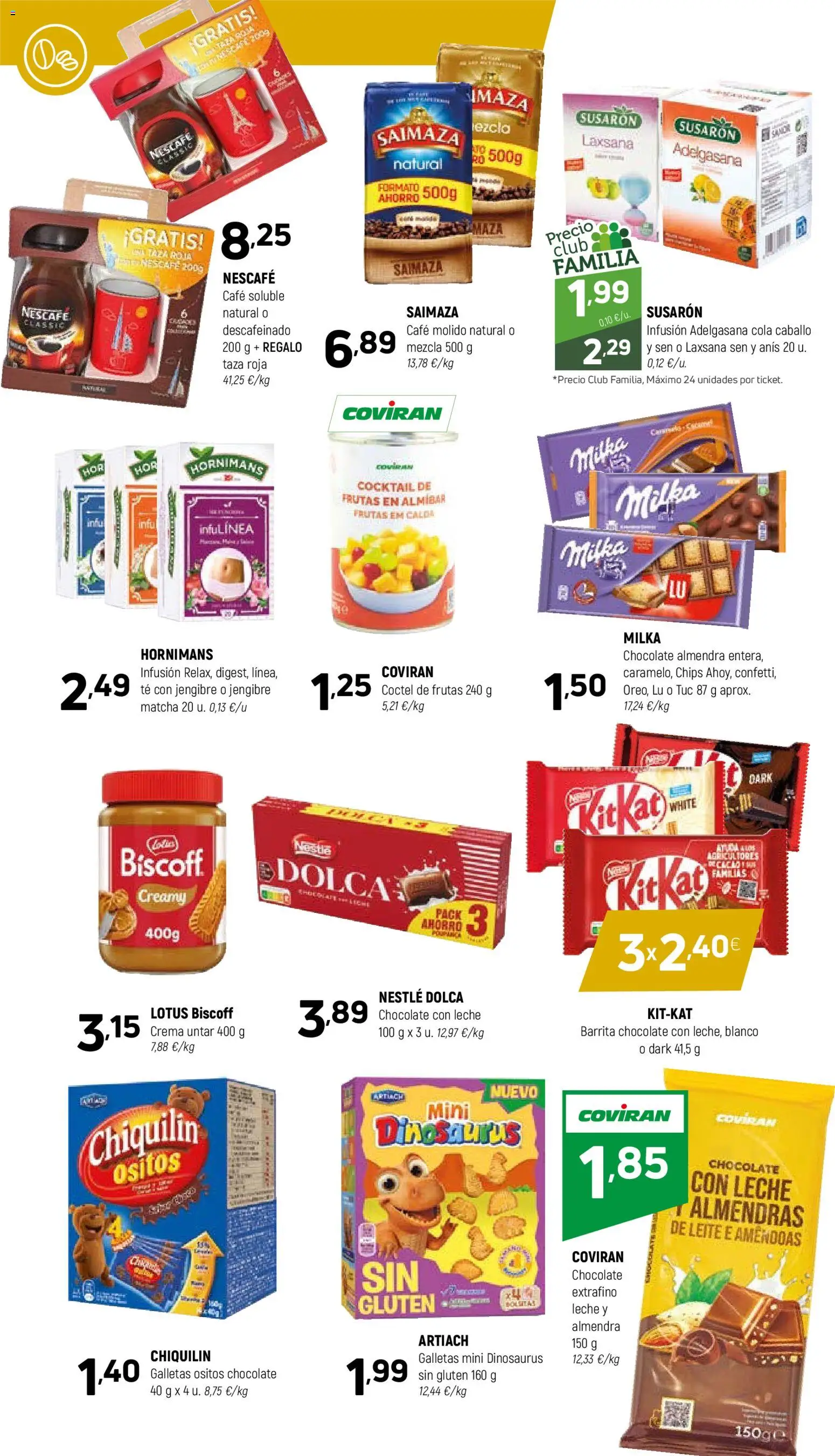 Coviran - Ceuta │ válido desde el 04.11.2025 | Página: 12 | Productos: Chocolate, Crema, Té, Chocolate con leche