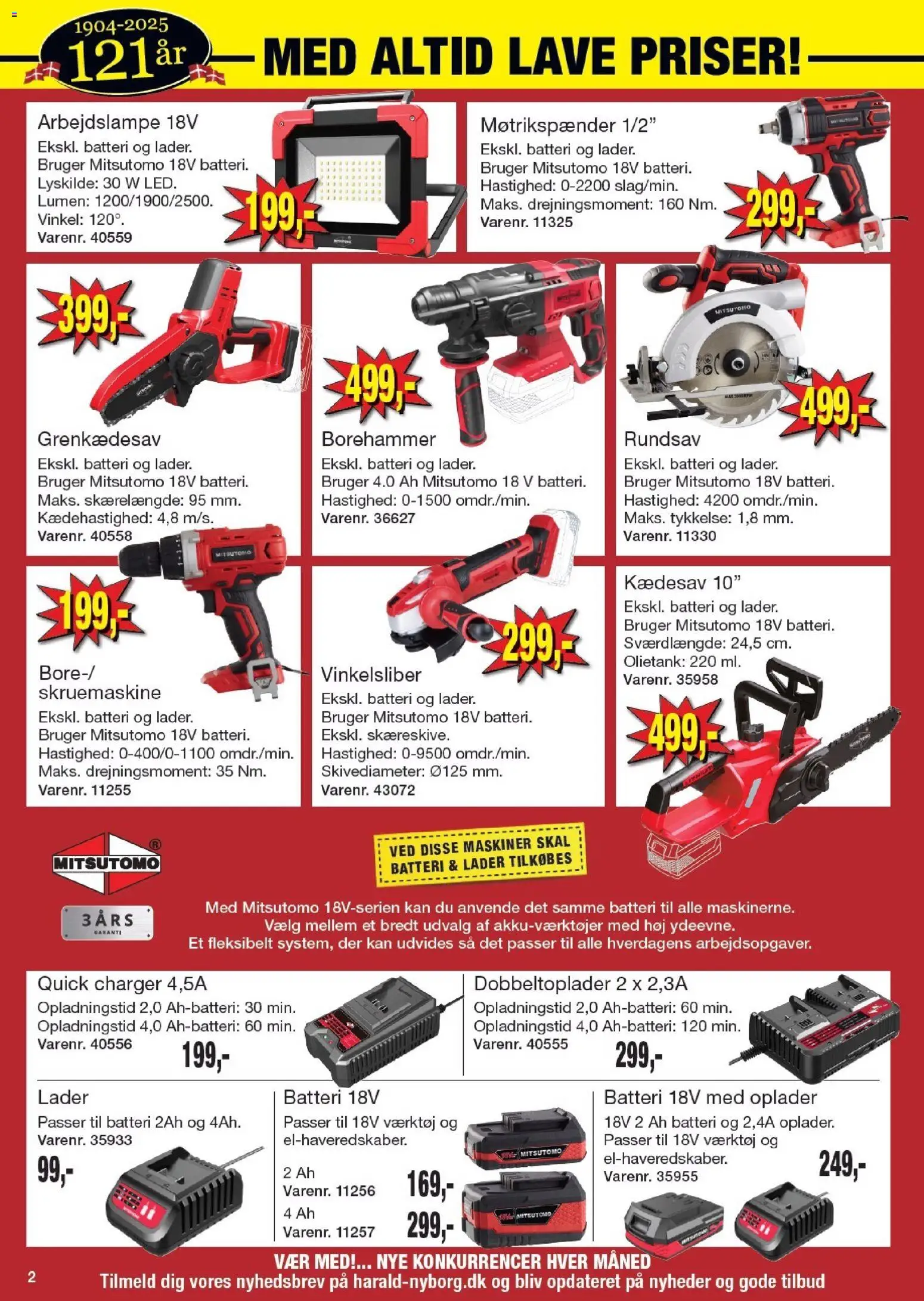 Harald Nyborg tilbudsavis – gyldig fra 13.11.2025 | Side: 2 | Produkter: Batteri