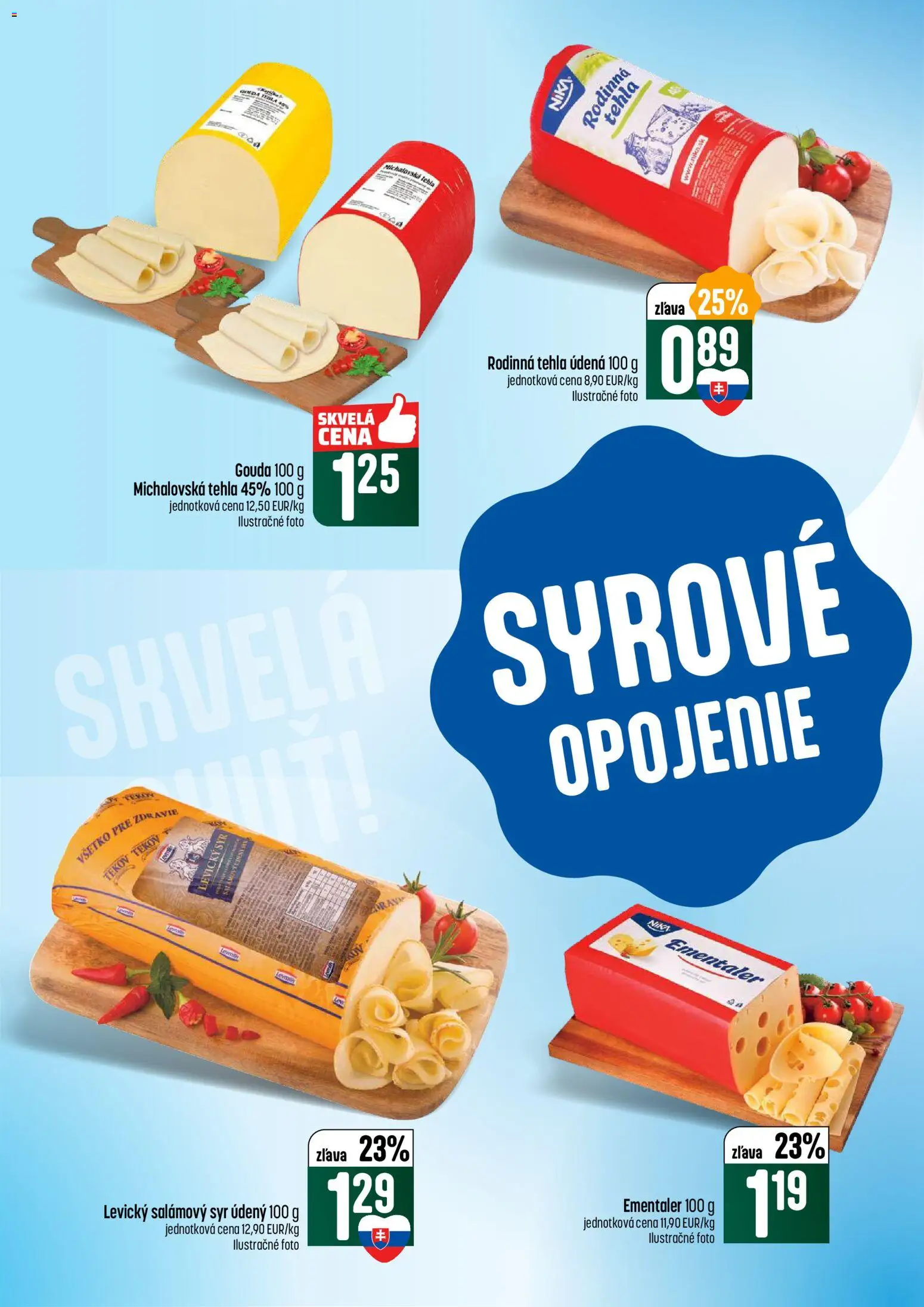 Nové COOP Jednota akcie – leták je platný od 08.01.2026 | Strana: 22 | Produkty: Syr, Gouda