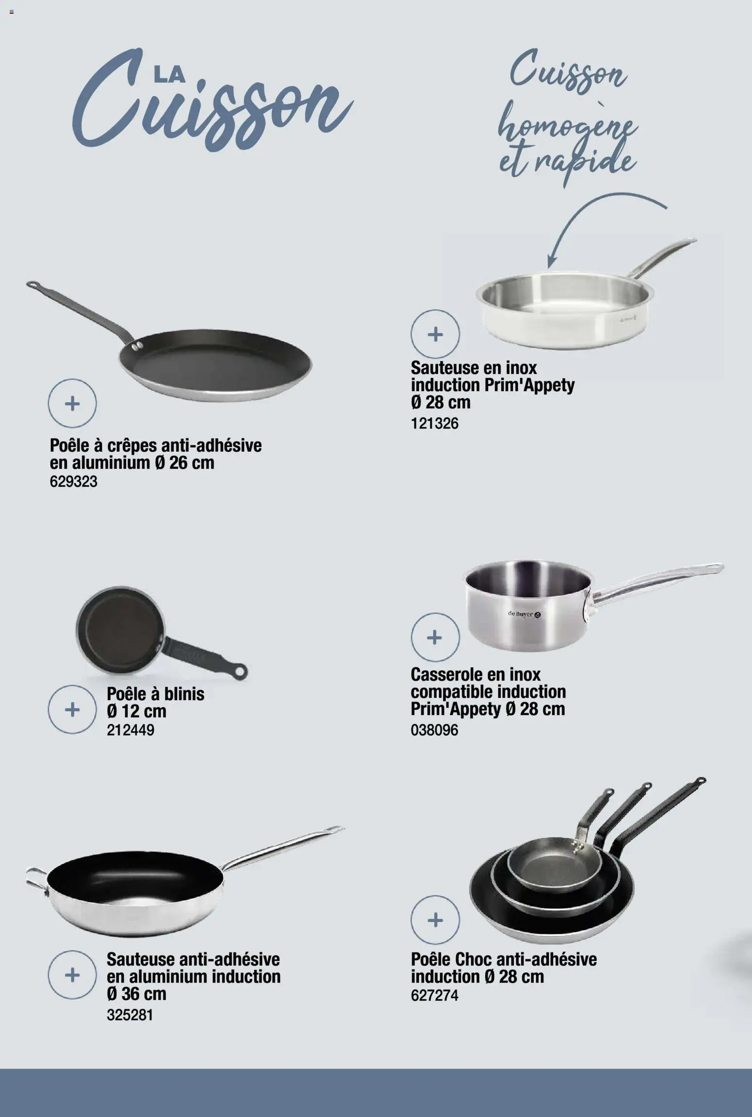 {H1} | Page: 37 | Produits: Poêle, Casserole, Blinis