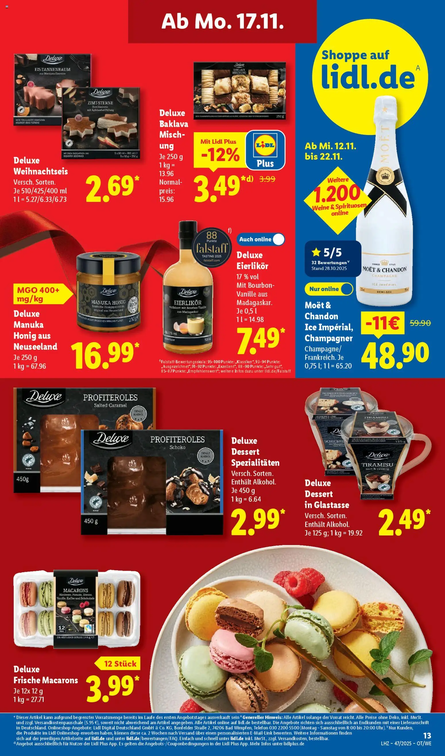 Lidl Prospekt Grimma – gültig ab 17.11.2025 | Seite: 19 | Produkte: Kaffee, Schokolade, Bourbon, Telefon
