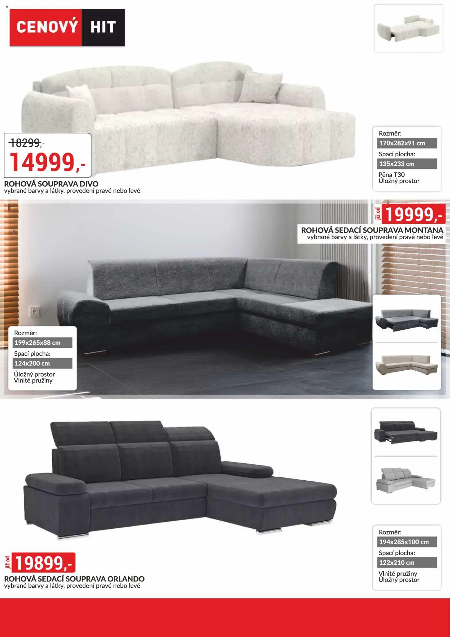 BAUMAX leták - Zařiďte si bydlení podle sebe od 01.03.2026 | Strana: 13 | Produkty: Sedací souprava, Barvy