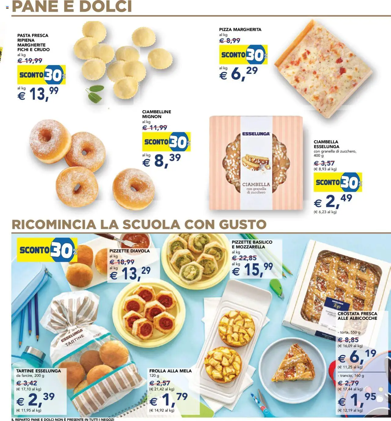 Volantino Esselunga S del 11.09.2025 | Pagina: 15 | Prodotti: Pane, Pizza, Mozzarella, Basilico