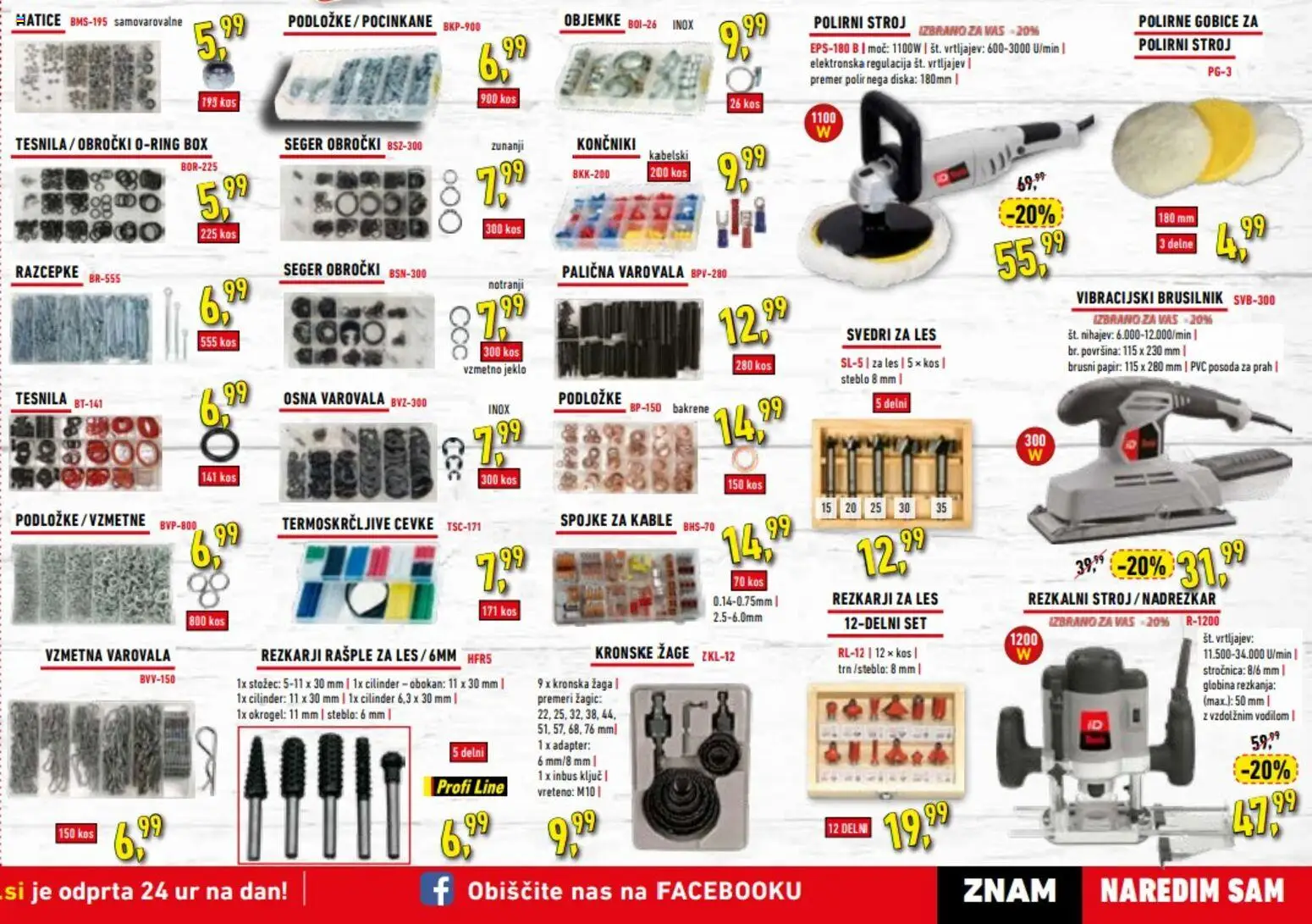 Novi Inter Diskont katalog ponudbe – veljaven od 10.03.2026 | Stran: 4 | Izdelki: Adapter, Gobice, Svedri, Brusilnik