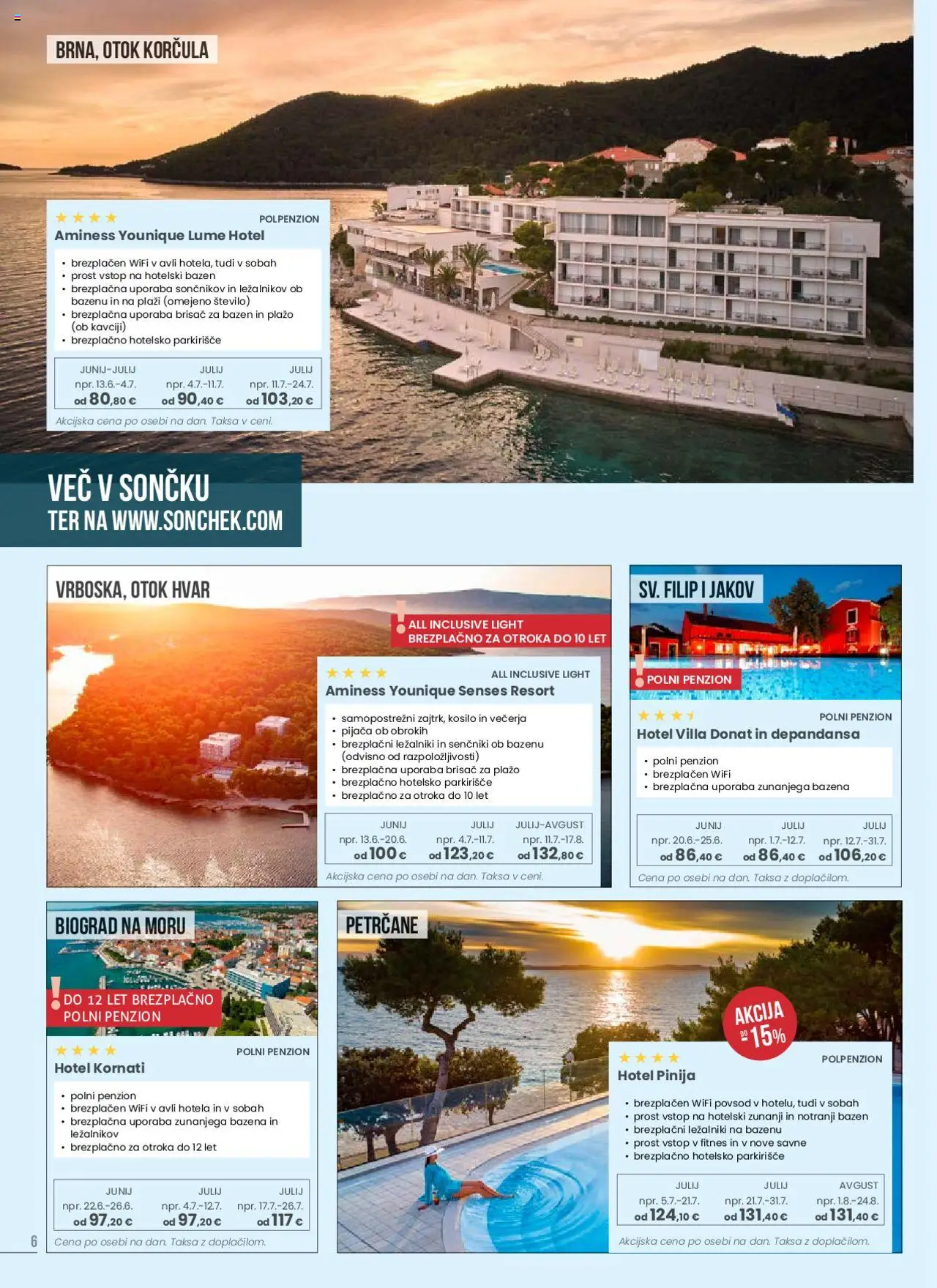 Sonček katalog jadran │ velja od 01.06.2025 | Stran: 6 | Izdelki: Bazen