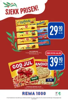 Forhåndsvisning av Rema 1000 kundeavis gyldig fra 24.11.2025 | Side: 34 | Produkter: Флеш-пам'ять USB, Ost, Nøtter, Кришка