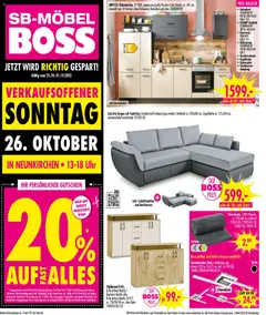SB Möbel Boss Prospekt - Neunkirchen 	 ab 25.10.2025 gültig