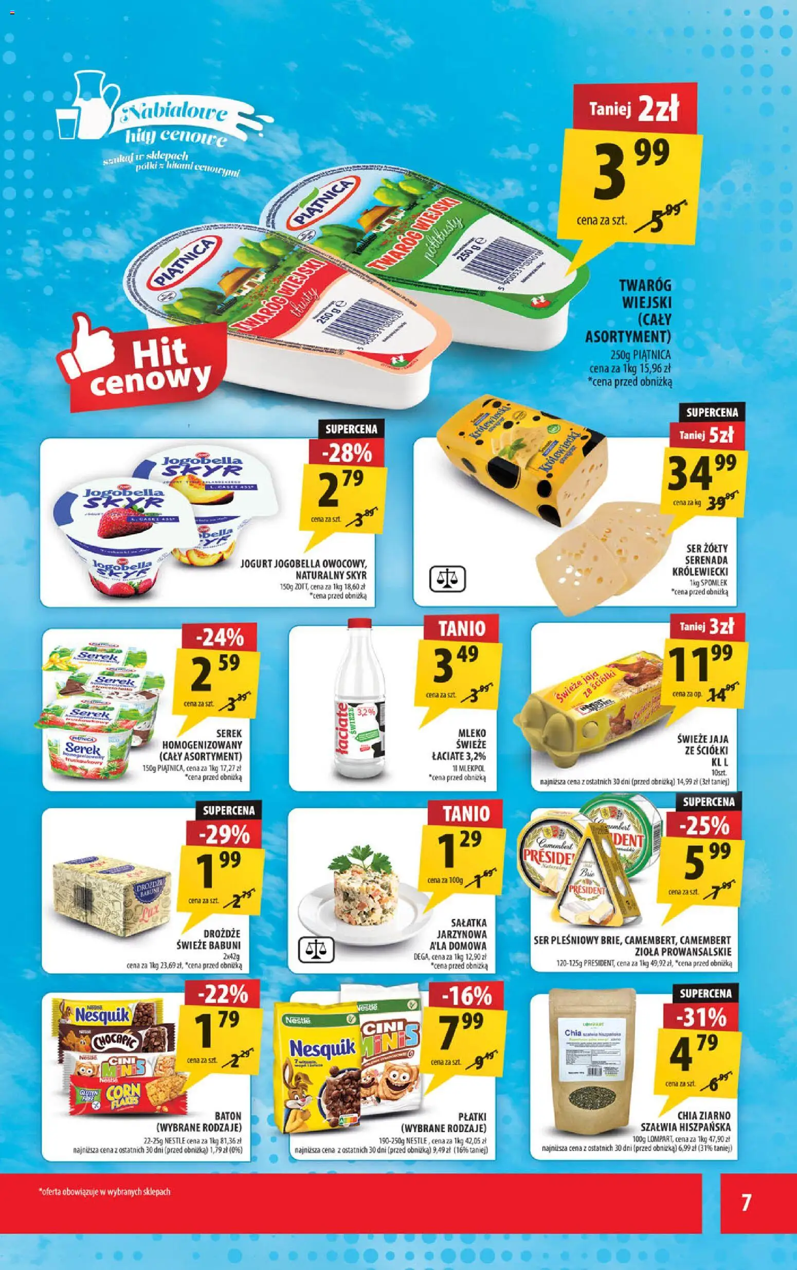 Arhelan gazetka od 13.03.2026 | Strona: 7 | Produkty: Zioła prowansalskie, Serek homogenizowany, Serek, Jaja