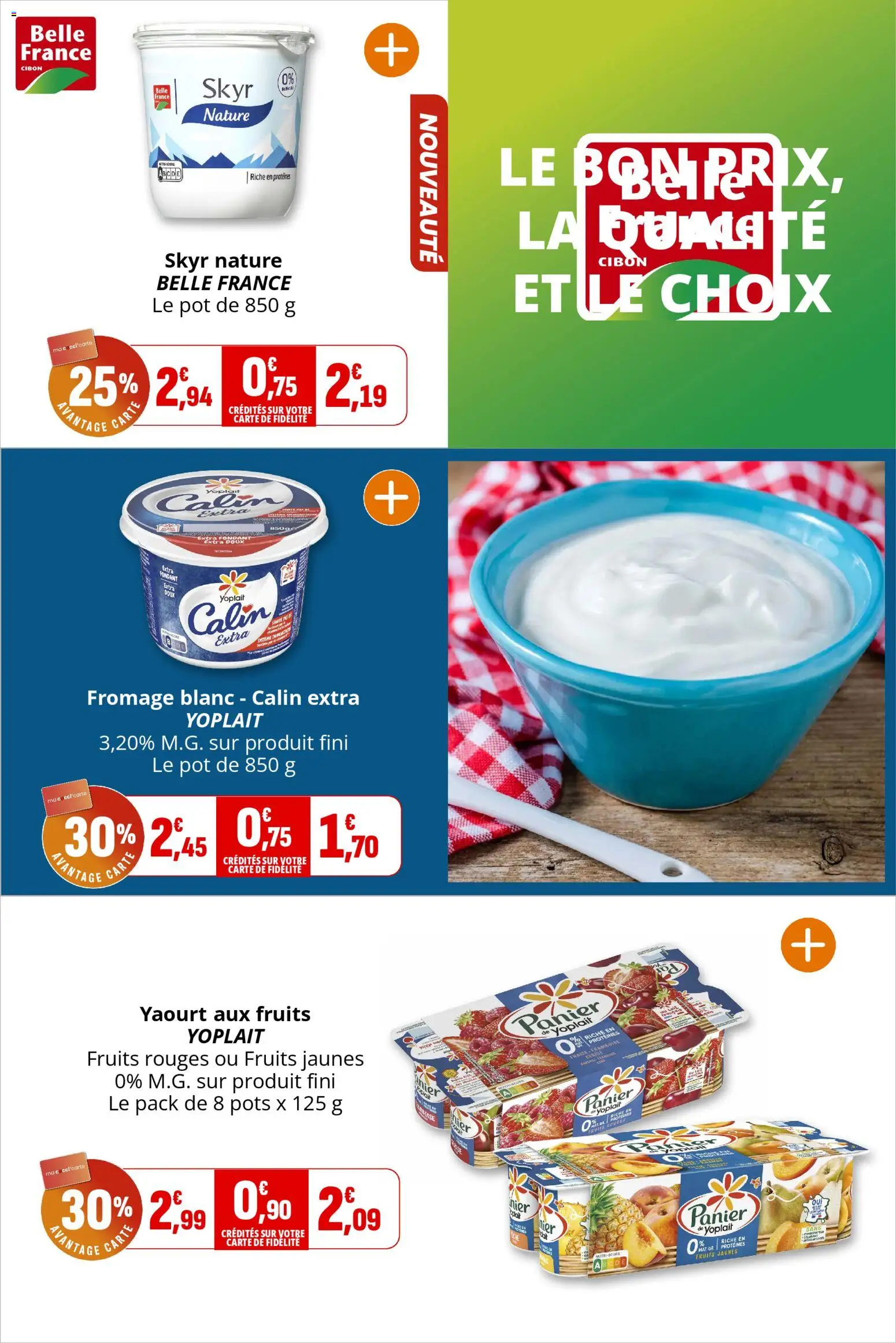 {H1} | Page: 21 | Produits: Fromage blanc, Fromage, Yaourt, Skyr