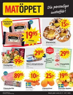 Matöppet - erbjudanden - Förhandsvisning av reklamblad från butik Matöppet aktuell från 03.11.2025