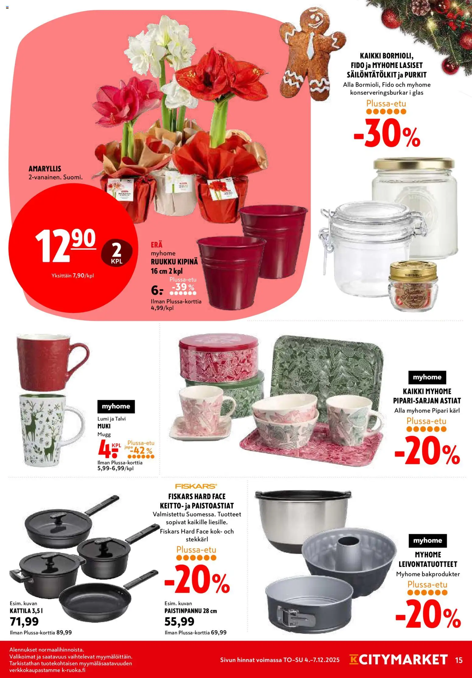K-Citymarket tarjoukset – voimassa 04.12.2025 alkaen | Sivu: 15