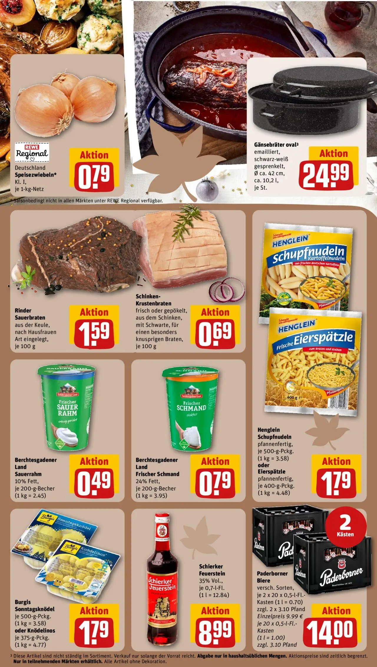 Rewe ihr Kaufpark Prospekt 	 – gültig ab 06.10.2025 | Seite: 19 | Produkte: Krustenbraten, Schinken, Sauerrahm